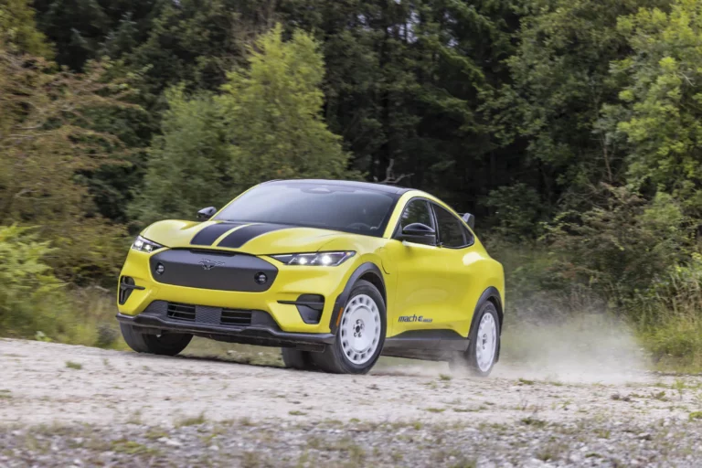 2024 Ford Mustang Mach-E Rally EV vies for a dirt-track date