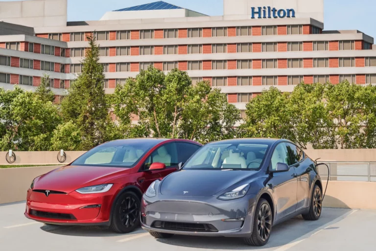 Hilton Hotels' 20,000 Tesla chargers offer EVs an overnight charge