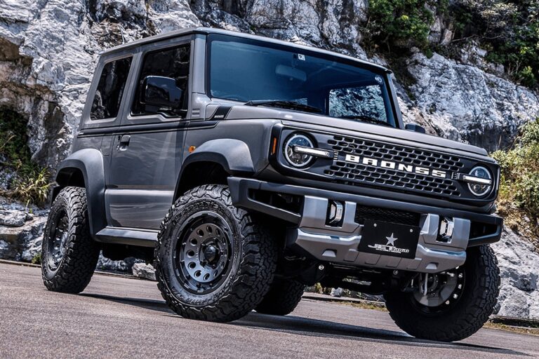 Suzuki Jimny Turned Into Mini Ford Bronco Lookalike