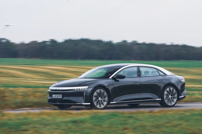 Lucid Air electric saloon set for UK sales in around 2025