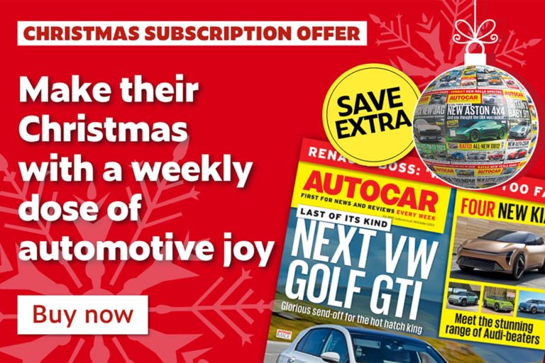 'Tis the season to save 43% on an Autocar subscription