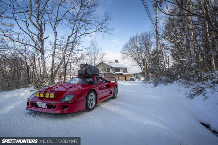 Happy Holidays! Revisiting That F40 In The Snow