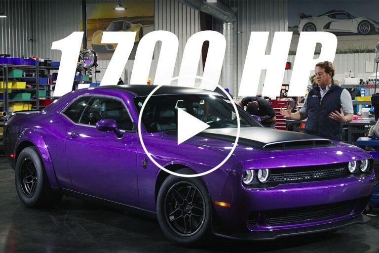 Hennessey's Dodge Challenger SRT Demon 170 Will Push Up To 1,700 Horsepower