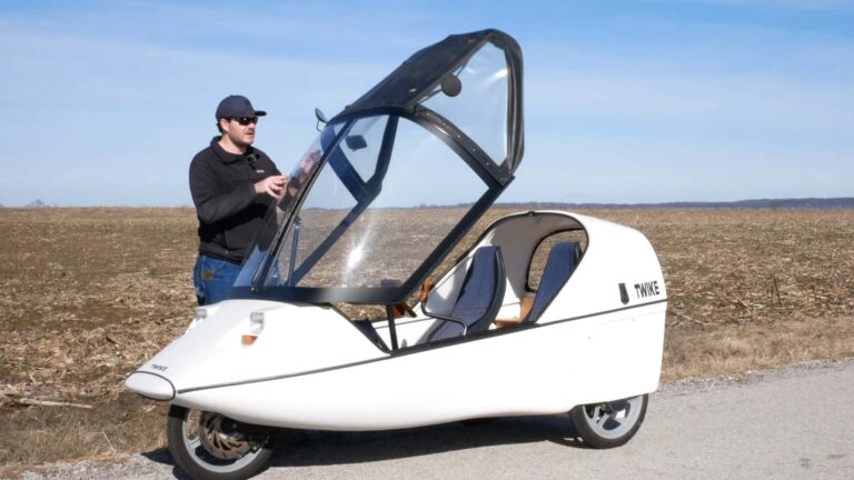 The Twike Is A Terrifying Three-Wheeled EV With Bicycle Pedals