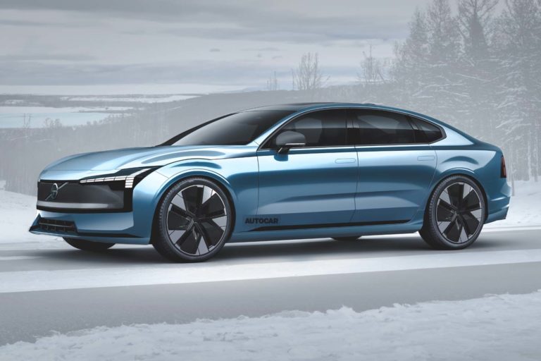 Volvo ES90 electric saloon due for 2024 reveal