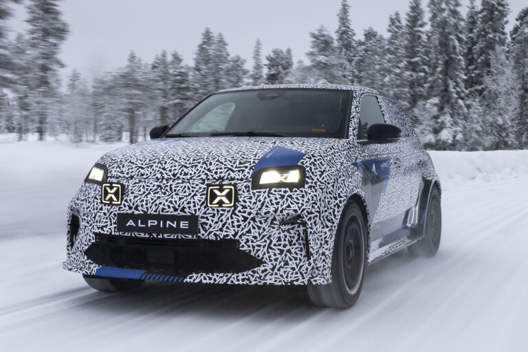 Alpine A290 EV hot hatch drops disguise before June reveal