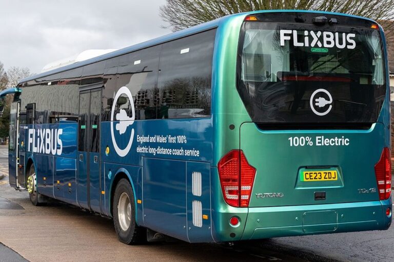 Flixbus trials electric coach services between England and Wales