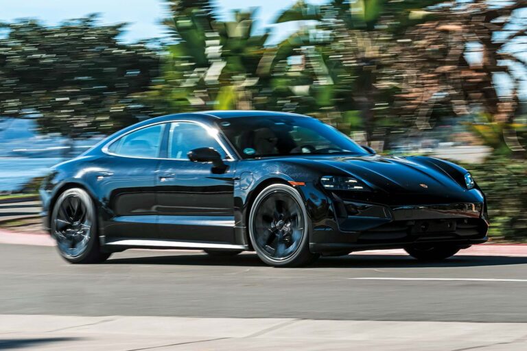 New Porsche Taycan first drive: real-world range test