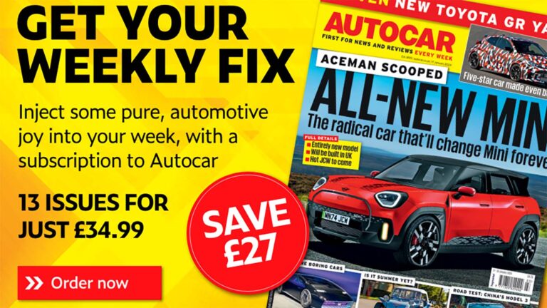 Save 43% with an Autocar subscription