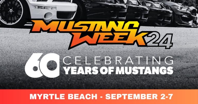 2024 Mustang Week Returns to Myrtle Beach