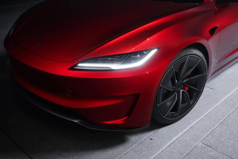 Tesla Model 3 Performance bows with adaptive suspension, track mode