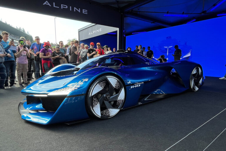 Alpine reveals hydrogen-combustion sports car with 335bhp