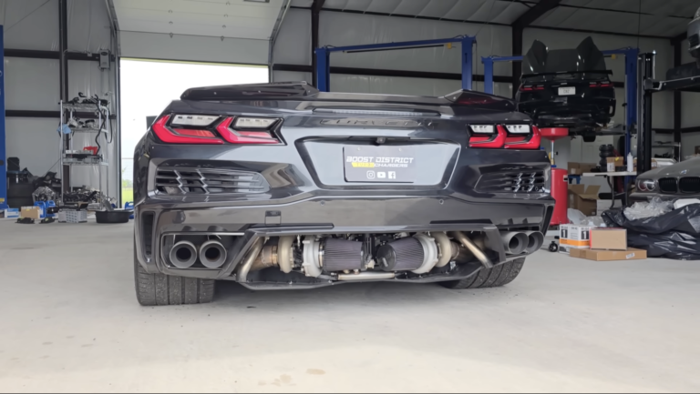 World's First 1,000HP Twin-Turbo C8 E-Ray Corvette